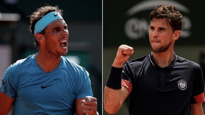 Nadal thắng thuyết phục Del Potro, gặp Thiem ở chung kết Pháp mở rộng