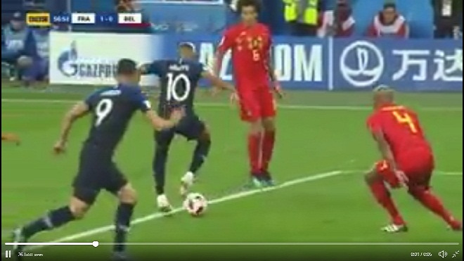 Chiêm ngưỡng Mbappe giật gót điệu nghệ, tiếc là Giroud lỡ cơ hội vàng