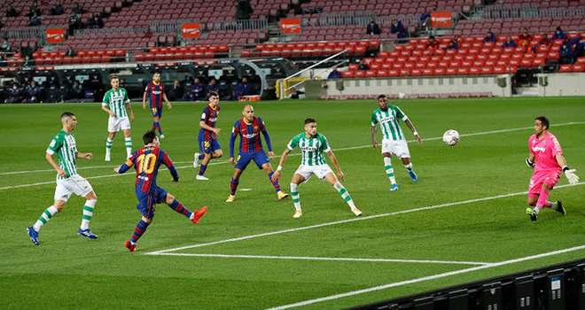 Ket qua bong da, Barcelona vs Betis, Kết quả La Liga, Bảng xếp hạng La Liga, video clip Barcelona vs Betis, kết quả Barca vs Betis, Messi, Griezmann, bóng đá Tây Ban Nha
