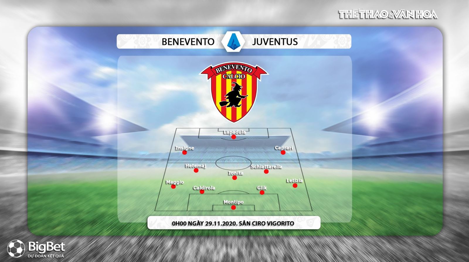 Keo nha cai, kèo nhà cái, Benevento vs Juventus, Vòng 9 Serie A, Trực tiếp FPT, Trực tiếp Serie A vòng 9, Soi kèo Juventus đấu với Benevento, Kèo Juventus, BXH Serie A