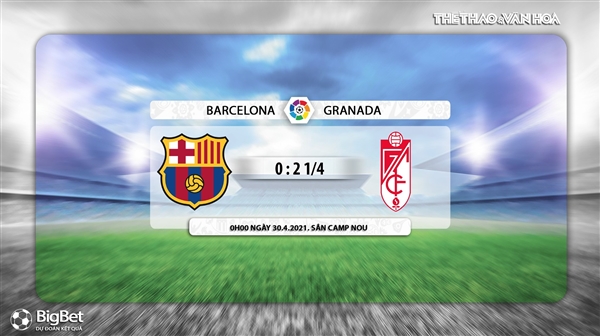 Keo nha cai, kèo nhà cái, Barcelona vs Granada, BĐTV trực tiếp bóng đá Tây Ban Nha, trực tiếp Barcelona đấu với Granada, link xem trực tiếp bóng đá Tây Ban Nha