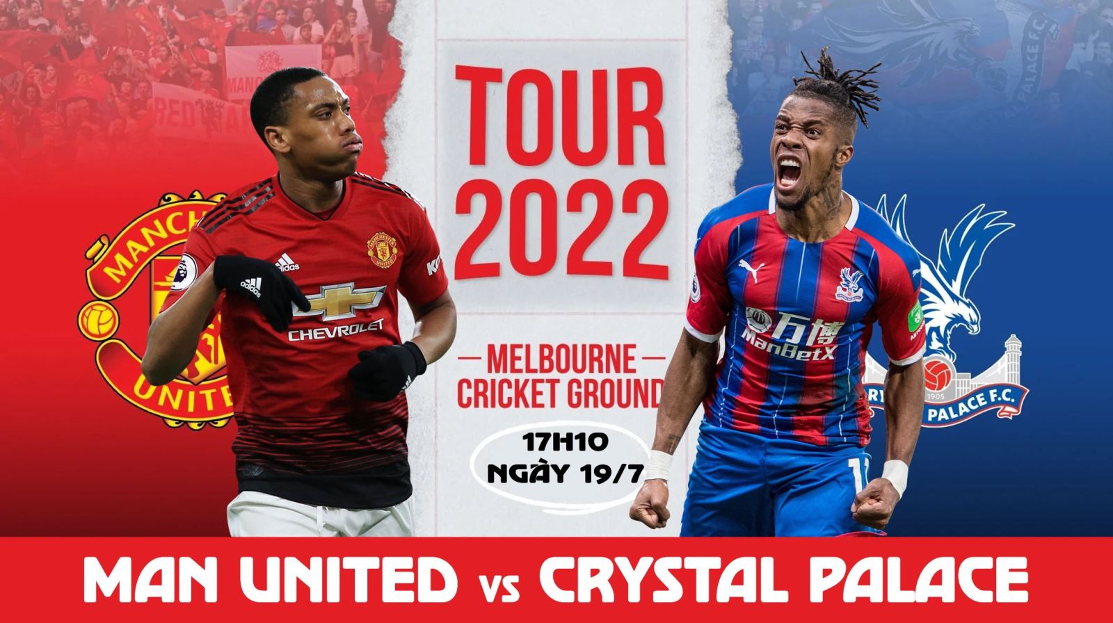 Soi kèo nhà cái MU vs Palace. Nhận định, dự đoán bóng đá Giao hữu Hè 2022 (17h10, 19/7)