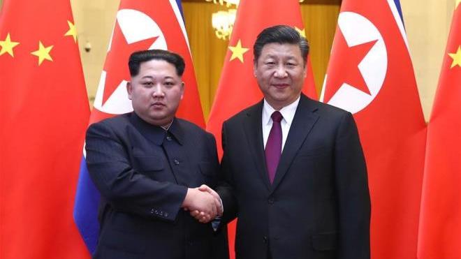 Chùm ảnh đầu tiên về cuộc hội đàm giữa hai nhà lãnh đạo Tập Cận Bình - Kim Jong Un