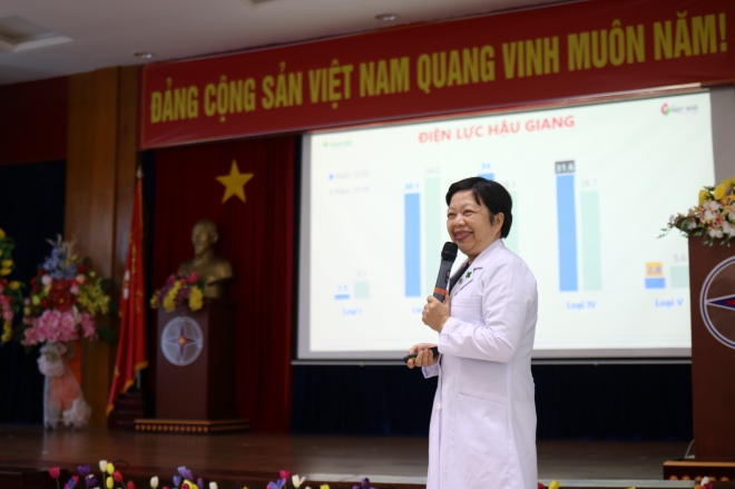 Bệnh viện Hoàn Mỹ Cửu Long tổ chức chương trình tư vấn sức khỏe cho Công ty Điện lực Hậu Giang