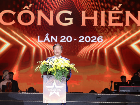 Phát biểu của Nhà báo Nguyễn Thiện Thuật - Trưởng BTC Giải thưởng Cống hiến 2026