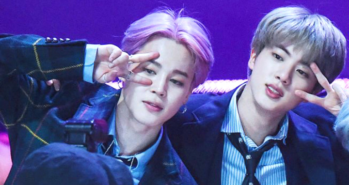 Quyết định dũng cảm của Jin khi Jimin gặp kẻ 'dọa giết', tình cảm của Jin và Jimin, bts, Jin và Jimin ăn mặc giống nhau, Jin bảo vệ Jimin