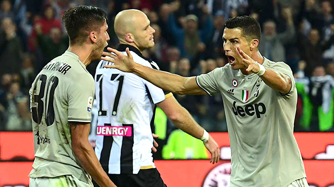 Với Ronaldo, Scudetto coi như đã là của Juve