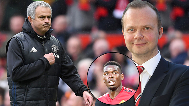 Mourinho không thể thắng cả Pogba lẫn Woodward