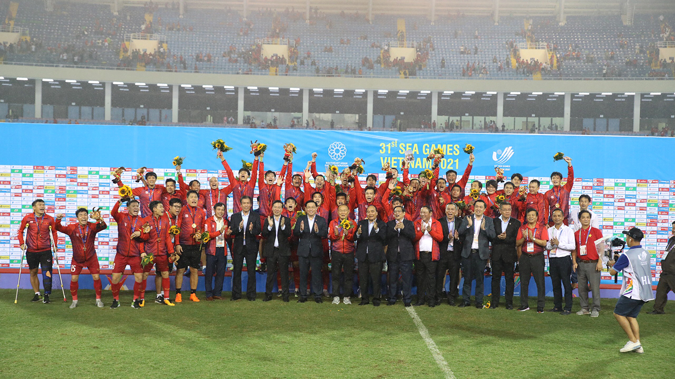 U23 Việt Nam, U23 Việt Nam vô địch, Park Hang Seo, U23 Việt Nam giành HCV, bảng xếp hạng SEA Games 31, U23 châu Á, lịch thi đấu VCK U23 châu Á, U23 Việt Nam vs U23 TL
