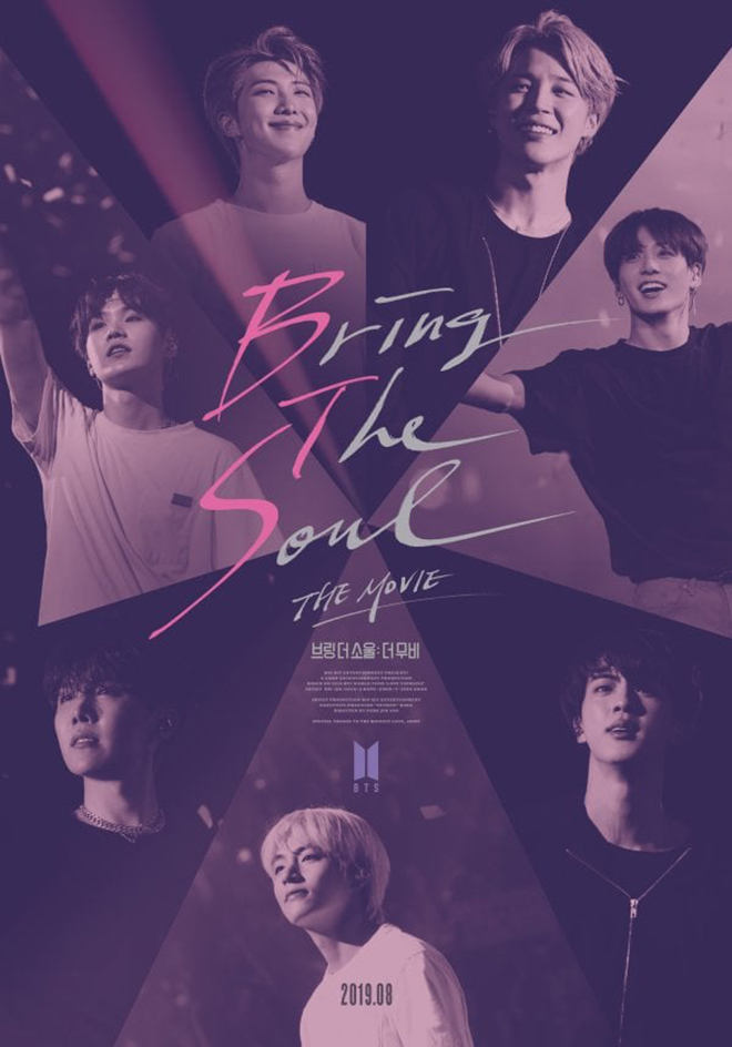 BTS, BTS phát hành phim thứ 3, Phim Bring the Soul The Movie, Tour Love Yourself, BTS phát hành phim mới Bring The Soul The Movie, BTS phát hành phim, Phim BTS, BTS phim