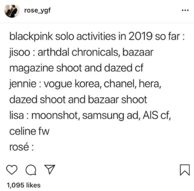 Rose Blackpink, Blackpink, Rose Blackpink bị đối xử tệ, #StayStrongRose