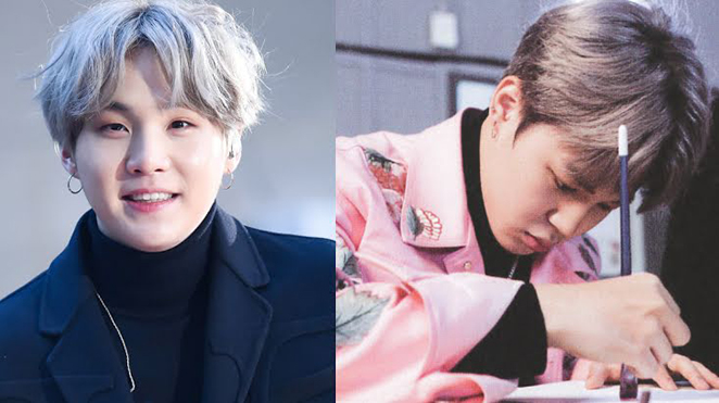 Suga BTS tiết lộ Jimin từng vẽ những hình thú vị này trong sổ tay