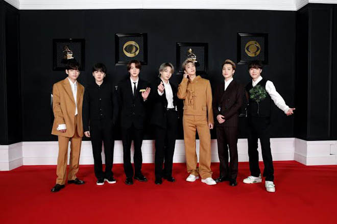 BTS, BTS như người mẫu tại giải Grammy, Jungkook, V BTS, Jimin, Suga, Jin