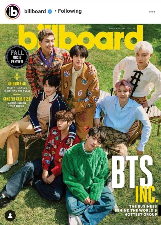 BTS, Visual của V BTS trên Billboard, Fan phát cuồng với visual của V BTS, Jin