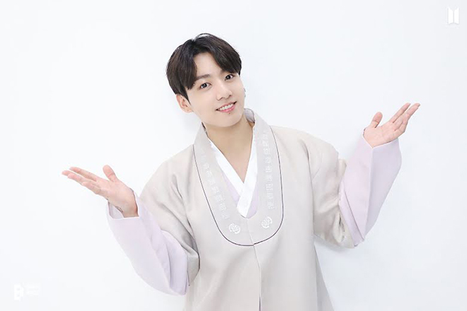 BTS, BTS gửi lời chúc fan nhân Trung thu, BTS mặc hanbok nhân Trung thu, bts