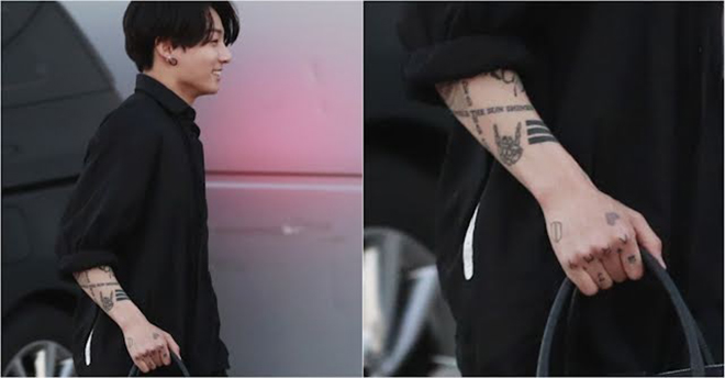 BTS, Jungkook, Jungkook có hình xăm mới nhất, BANGTAN BOMB, Dynamite