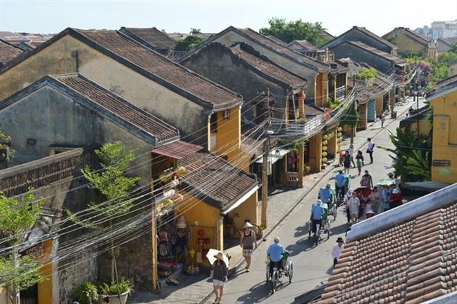Trong ảnh: Thành phố Hội An, tỉnh Quảng Nam thu hút hàng triệu lượt khách mỗi năm. Ảnh: Thanh Hà - TTXVN