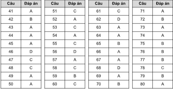 Đáp án Đề minh họa, Đáp án Đề thi minh họa, Đề thi minh họa, Đề minh họa, Đáp án Đề thi minh họa 2020, Đáp án Đề minh họa 2020, đáp án đề minh họa, đáp án đề thi minh họa