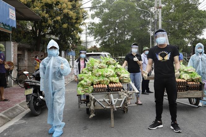 Dịch COVID-19: Hải Dương không để công nhân trong các khu phong tỏa thiếu thốn