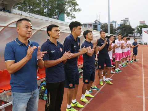 Chủ tịch Trần Tiến Đại đã nối gót Công Vinh rời Sài Gòn. Ảnh: Quang Liêm