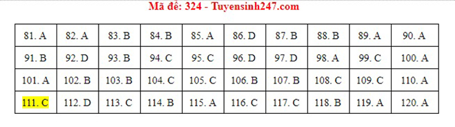 Đáp án GDCD, Đáp án môn GDCD, Đáp án GDCD THPT Quốc gia 2021, Đáp án GDCD 2021, Đáp án GDCD THPT Quốc gia 2021, Đáp án 24 mã đề môn GDCD, Đáp án GDCD tất cả mã đề