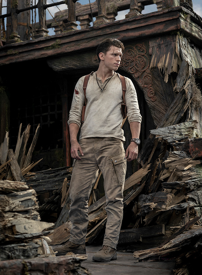 Uncharted Thợ săn cổ vật, Người Nhện Tom Holland, Tom Holland Thợ săn cổ vật, Tom Holland Uncharted, phim Uncharted, phim Thợ săn cổ vật, phim mới, Tom Holland 