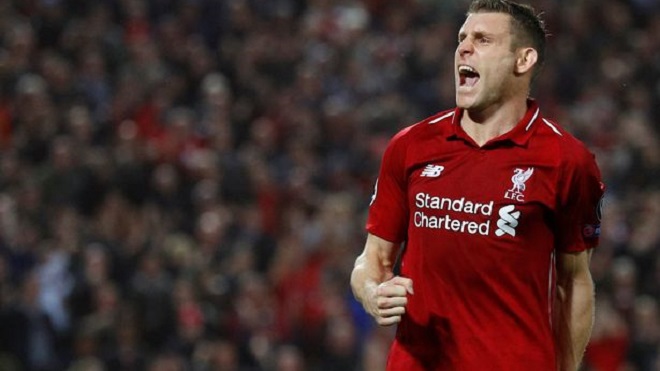 CĐV Liverpool phát cuồng vì thống kê 'khủng' của Milner sau trận thắng PSG