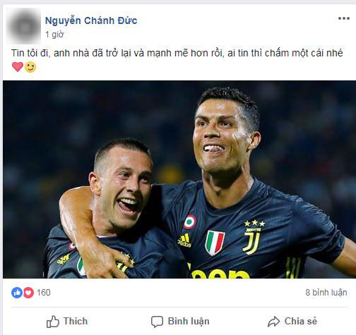 Ronaldo khiến fan phát cuồng vì ghi bàn liên tiếp cho Juventus