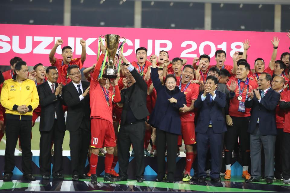 Việt Nam, Việt Nam vô địch, Việt Nam vô địch AFF Cup 2018, Park Hang Seo, Anh Đức, Quang Hải, Văn Lâm, Việt Nam 1-0 Malaysia