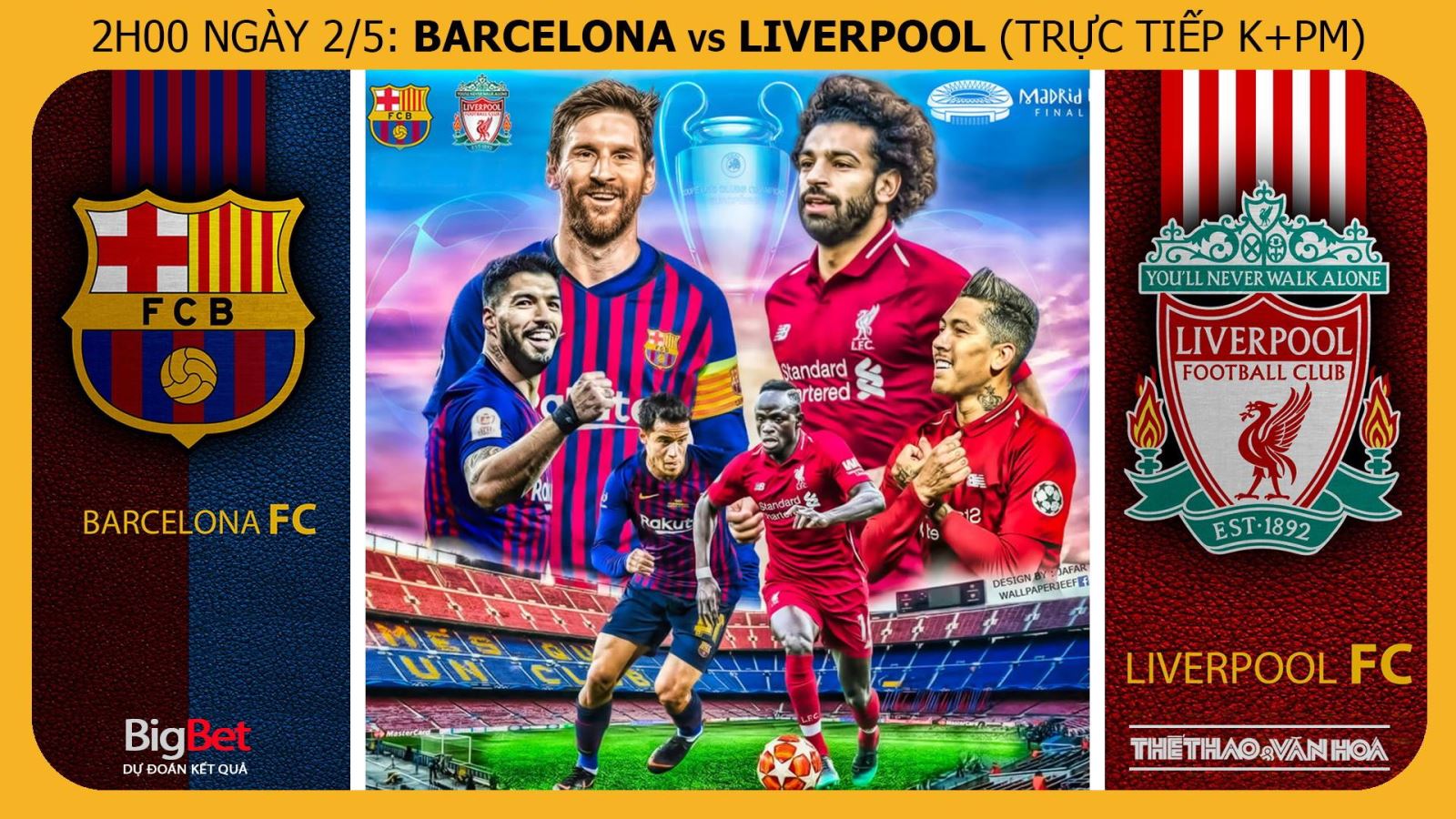 Soi kèo bóng đá Barcelona vs Liverpool (02h00, 2/5), Cúp C1 bán kết lượt đi