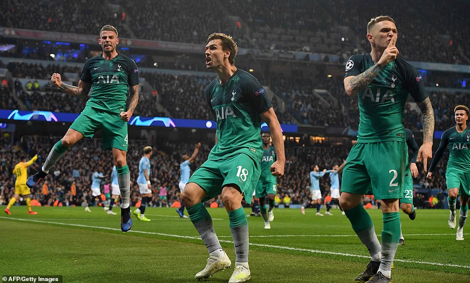 Kết quả Man City vs Tottenham, kết quả bóng đá, ket qua bong da, kqbd, video clip Man City 4-3 Tottenham, kết quả cúp C1, VAR, Man City bị loại, Pep Guardiola, Sterling