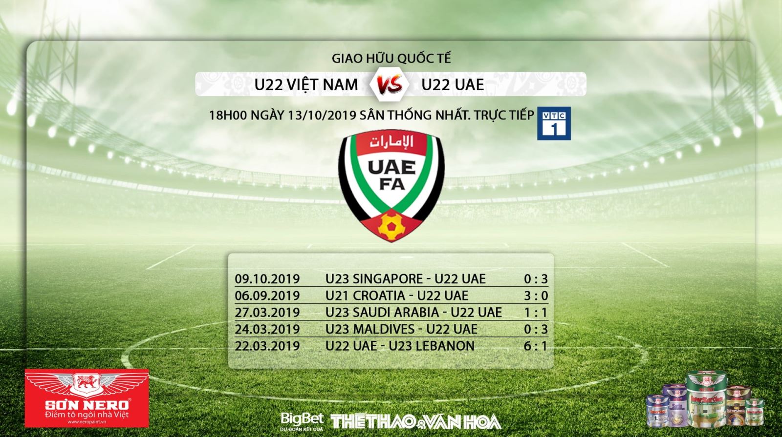 Ket qua bong da hôm nay, Kết quả bóng đá, U22 Việt Nam, U22 UAE, U22 Việt Nam vs U22 UAE, trực tiếp bóng đá, VTC1, VTC3, VTV5, VTV6