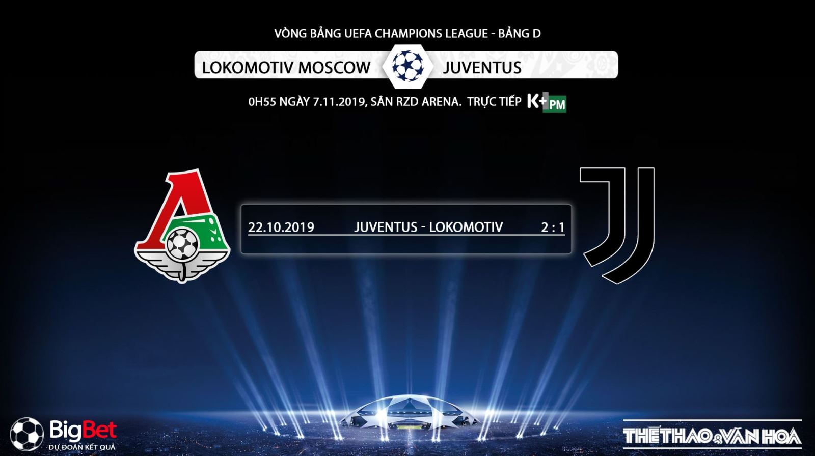 keo bong da, Lokomotiv Moscow vs Juventus, kèo Juventus, truc tiep bong da hom nay, K+, K+PM, trực tiếp bóng đá, Lokomotiv Moscow vs Juventus, xem bong da truc tiep, xem bóng đá trực tuyến