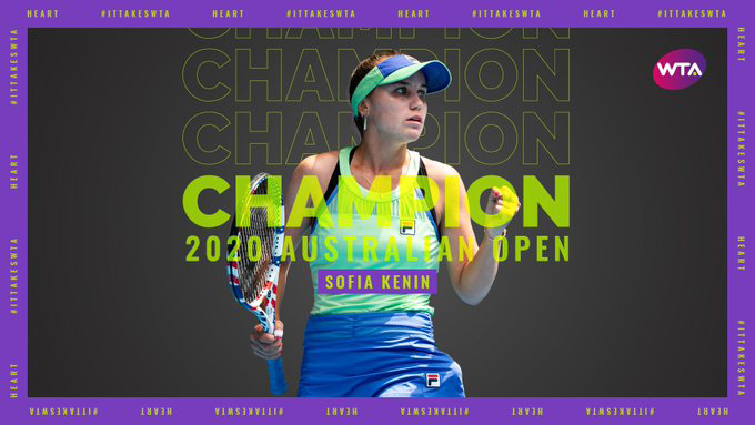 Tennis: Hạ Garbine Muguruza, Sofia Kenin vô địch Úc mở rộng 2020 ở tuổi 21