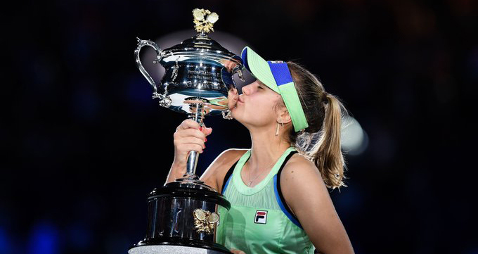 Sofina Kenin, kenin, tennis, quần vợt, úc mở rộng, Australia Open 2020, giải Úc mở rộng 2020, Kenin vô địch, Garbine Muguruza