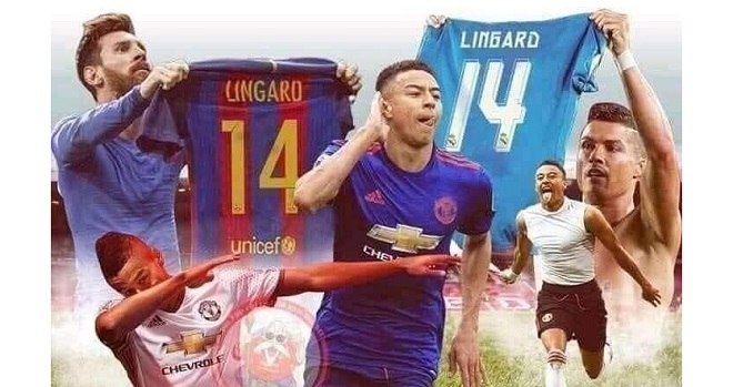 mu, bong da, bong da hom nay, tin tức bóng đá, tin bóng đá, manchester united, Jesse Lingard, MU, ảnh chế