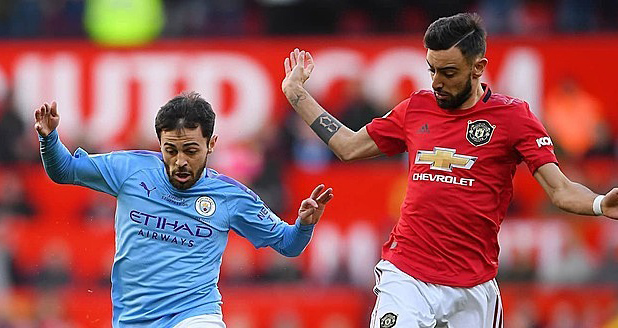 bóng đá, bong da, mu, manchester city, manchester united, bong da hom nay, bruno fernandes, bernardo silva