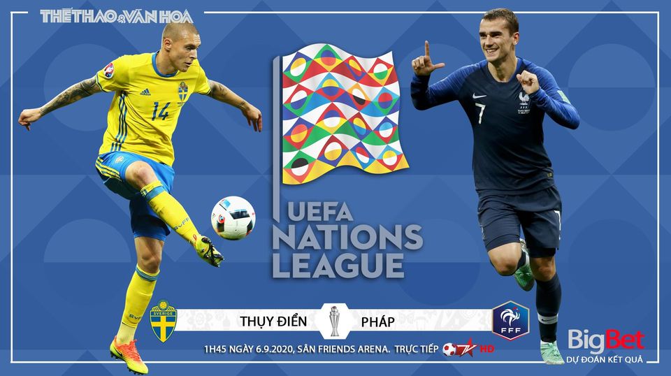 Soi kèo nhà cái Thụy Điển vs Pháp. UEFA Nations League 2020/2021. Trực tiếp BĐTV