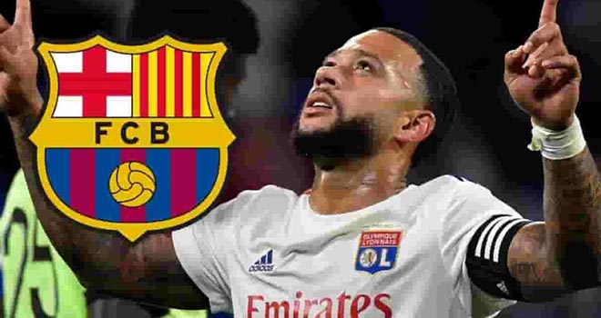 Barcelona, Barca, Memphis Depay, Depay, Ronald Koeman, bóng đá, bong da, Lyon