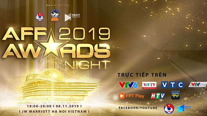 vtv6, truc tiep bong da hom nay, giải thưởng bóng đá Đông Nam Á 2019, trực tiếp bóng đá, AFF Awards Night 2019, bóng đá Việt Nam, xem bóng đá trực tiếp, U19 Việt Nam Guam