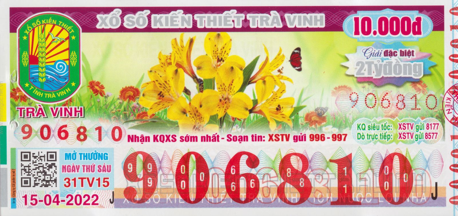 XSTV. Xổ số Trà Vinh. XSTV 15/4. Kết quả xổ số hôm nay 15/4/2022. Xổ số Trà Vinh ngày 15 tháng 4. XSTV hôm nay. Xo so Tra Vinh, XS TV, SXTV. XSMN, Xổ số miền Nam, SXMN.