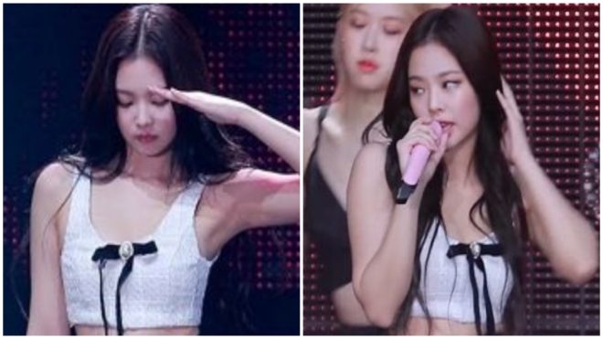 Jennie Blackpink lại 'hút hồn' fan với vòng eo gợi cảm, nổi bật trên sân khấu