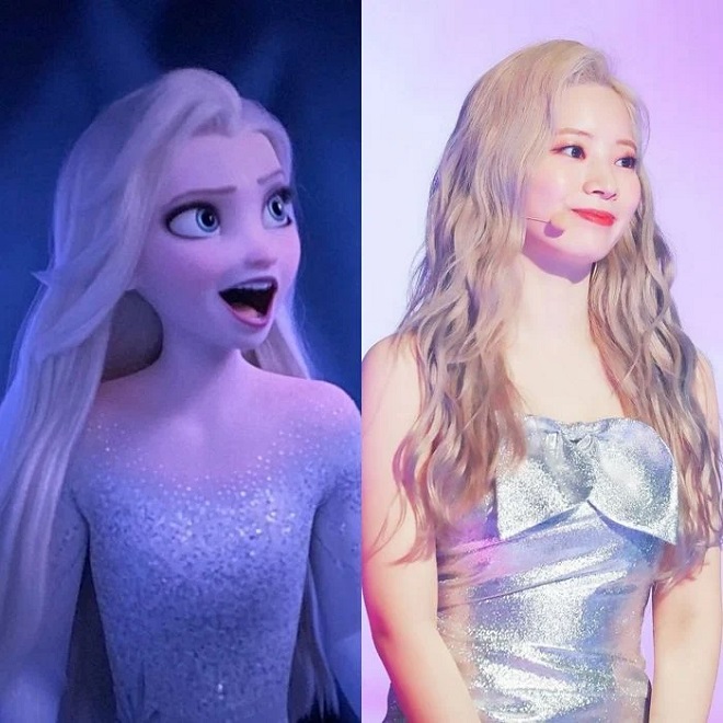 Dahyun Twice, nữ chính Frozen ngoài đời thực, Twice, Frozen, Frozen 2, Dahyun, Twice Dahyun, Nữ hoàng băng giá