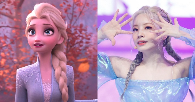 Dahyun Twice, nữ chính Frozen ngoài đời thực, Twice, Frozen, Frozen 2, Dahyun, Twice Dahyun, Nữ hoàng băng giá