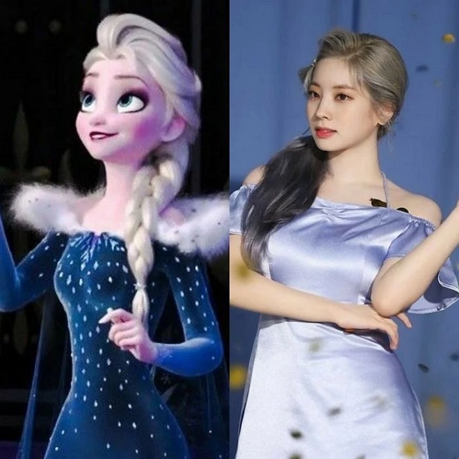 Dahyun Twice, nữ chính Frozen ngoài đời thực, Twice, Frozen, Frozen 2, Dahyun, Twice Dahyun, Nữ hoàng băng giá