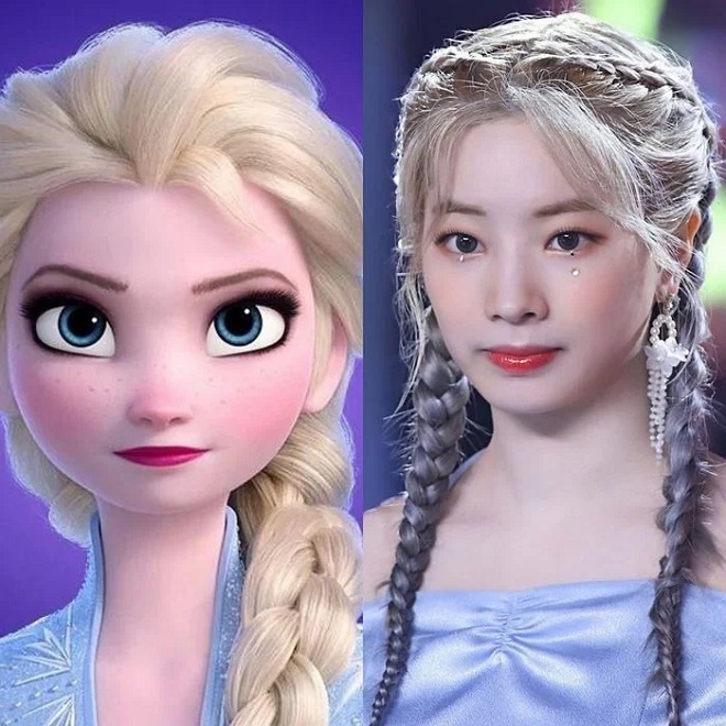 Dahyun Twice, nữ chính Frozen ngoài đời thực, Twice, Frozen, Frozen 2, Dahyun, Twice Dahyun, Nữ hoàng băng giá