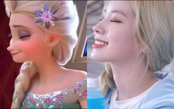 Dahyun Twice, nữ chính Frozen ngoài đời thực, Twice, Frozen, Frozen 2, Dahyun, Twice Dahyun, Nữ hoàng băng giá