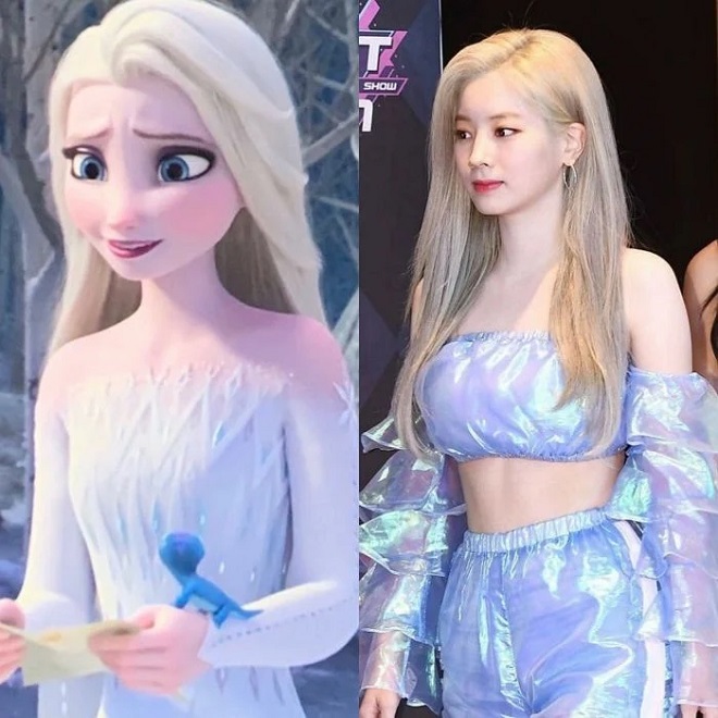 Dahyun Twice, nữ chính Frozen ngoài đời thực, Twice, Frozen, Frozen 2, Dahyun, Twice Dahyun, Nữ hoàng băng giá