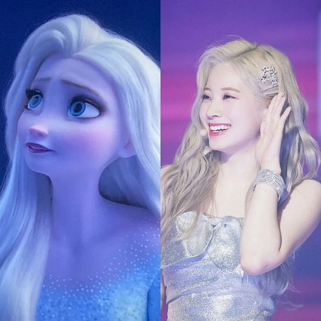 Dahyun Twice, nữ chính Frozen ngoài đời thực, Twice, Frozen, Frozen 2, Dahyun, Twice Dahyun, Nữ hoàng băng giá