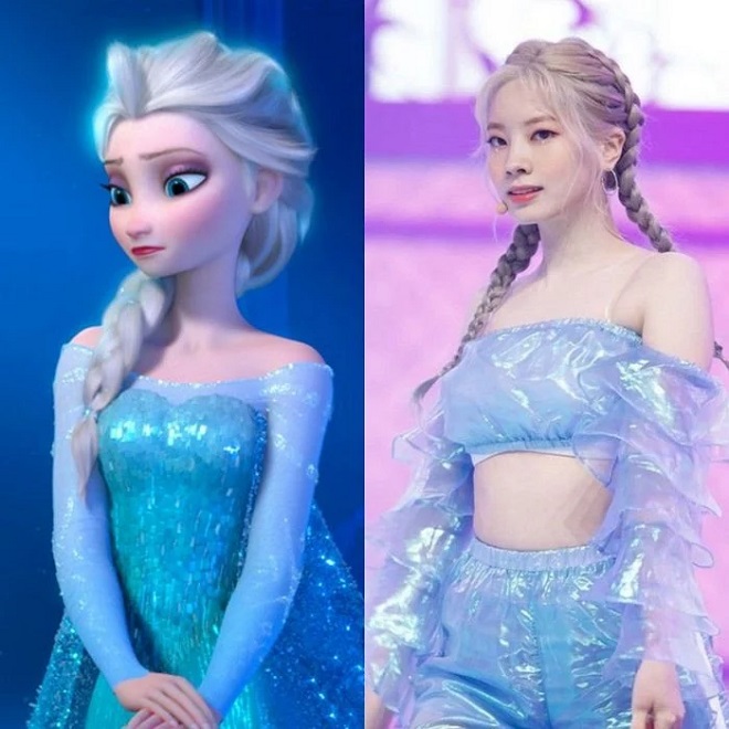 Dahyun Twice, nữ chính Frozen ngoài đời thực, Twice, Frozen, Frozen 2, Dahyun, Twice Dahyun, Nữ hoàng băng giá